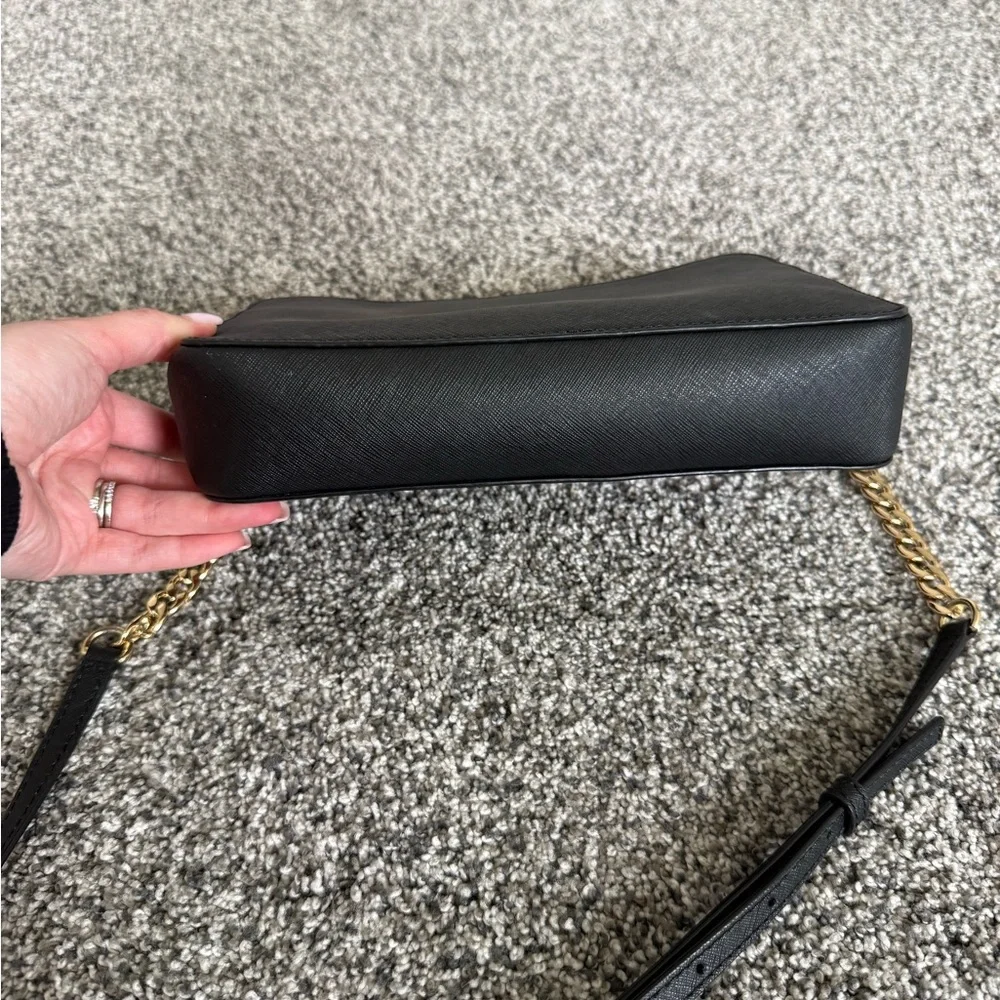 Michael Kors Black and Gold Crossbody Bag - Picture 5 of 5